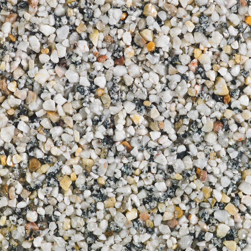 white resin driveway