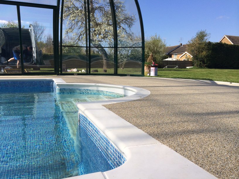 school pool surround